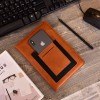 Multifunctional PU Leather Journal Notebooks With Phone Pocket